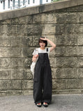 Attle Overall Cotton Wide Pants