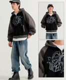 Supermechanic Loose Fit Hood Zip-Up