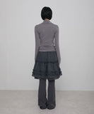 3-Layered Ruffle Skirt Pants