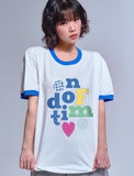 END OF TIME Ringer Short Sleeve Tee
