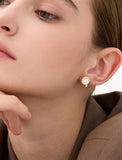 Penidor NEW Silver (Y) Earrings White Pearl