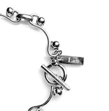 [MADE] 025 Wave ball toggle bracelet