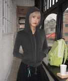 SLIM HOOD ZIP-UP