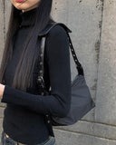 Baddie eyelet cross shoulder bag
