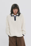 LOW GAUGE POLO KNIT
