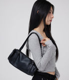 Grain Buckle Shoulder Bag