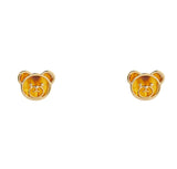 Brown Bear Earring