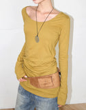 U-NECK SLIM LONGSLEEVE
