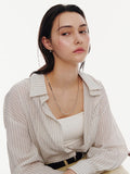 Essence Silver (W) Snake Long Chain (70cm) Necklace