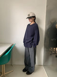 Senkyu Basic Raglan Over Long Sleeve Tee