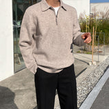 Renyu Hachi Zipper Collar Knit