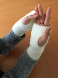 [1+1] Hommon Angora Fur Hand Warmer Gloves