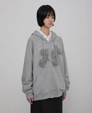 Ruffle Zip Hoodie