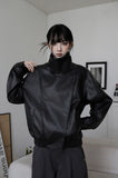 [ EEUN MADE] Biker clip leather jumper