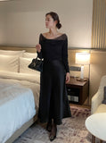 Shadov See-Through Shirring Span Tee Blouse