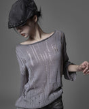 Crack loose fit knit