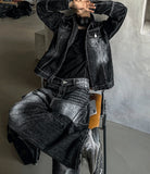 [MADE] Venta Real Washing Cargo Denim Pants