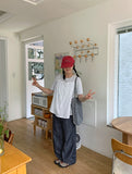 Hoyoi summer wide cotton pants
