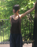 Carimo lace button sleeveless
