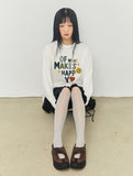 MAKES HAPPY Long Sleeve T-Shirt