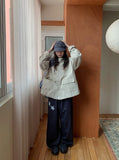 Auburn High-Neck Cotton Hood Bomber Jacket