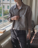 Serven Vintage Check Crop Shirt