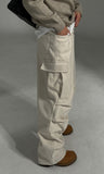 Nude Wool Cargo Pants