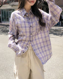 Hani Summer Loose Fit Check Shirt
