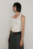 STAR HALTER SLEEVELESS