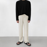 Sheer banding wide pants