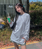 [U-BASIC] Want slit oversized fit long sleeve