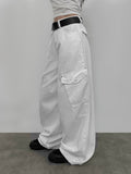 [Belt SET] Trum Big Pocket Cargo Wide Pants