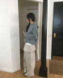 Succo Check Two-Way Cotton Hood Zip Up