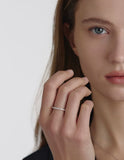 Essence Silver (W) Prime Moissanite Ring 2.0MM