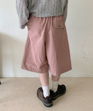 [unisex] Buh Summer Nylon Banding Bermuda Pants