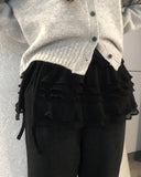 Dure Layered Frill Wrap Skirt