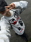 MADE Metal Printing Long Sleeve Loose Fit Tee