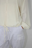 LIGHT SHIRRING JUMPER