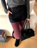 Liran Button Wool Short Pants