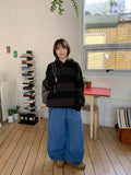 Nicory Banding String Corduroy Wide Pants