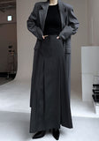 Pleated long skirt