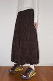 SUEDE WRINKLE LONG SK