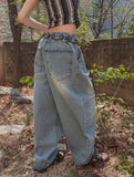Swen Hand Washing Balloon Denim Pants