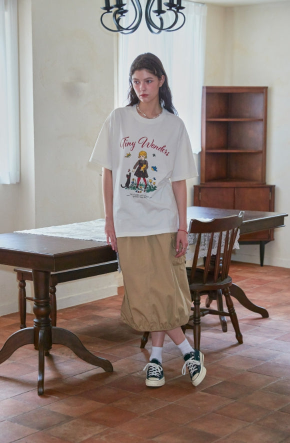 [CPGN STUDIO]★25SS★韓国人気★WONDERS SHORT SLEEVE T-SHIRT CPGN STUDIO]☆25SS☆韓国人気☆WONDERS SHORT SLEEVE T-SHIRT
