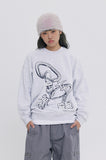 SILVER KEY-RING LOGO CREWNECK