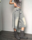 Phibe Denim Bermuda Pants