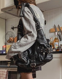 Eyelet Strap Pocket Big Bag