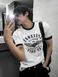 Printing Ringer Short Sleeve T-shirt