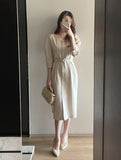 Eini simple H line slit one piece (belt set)