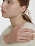 Essence Silver (W) Prime Moissanite Ring 2.5MM